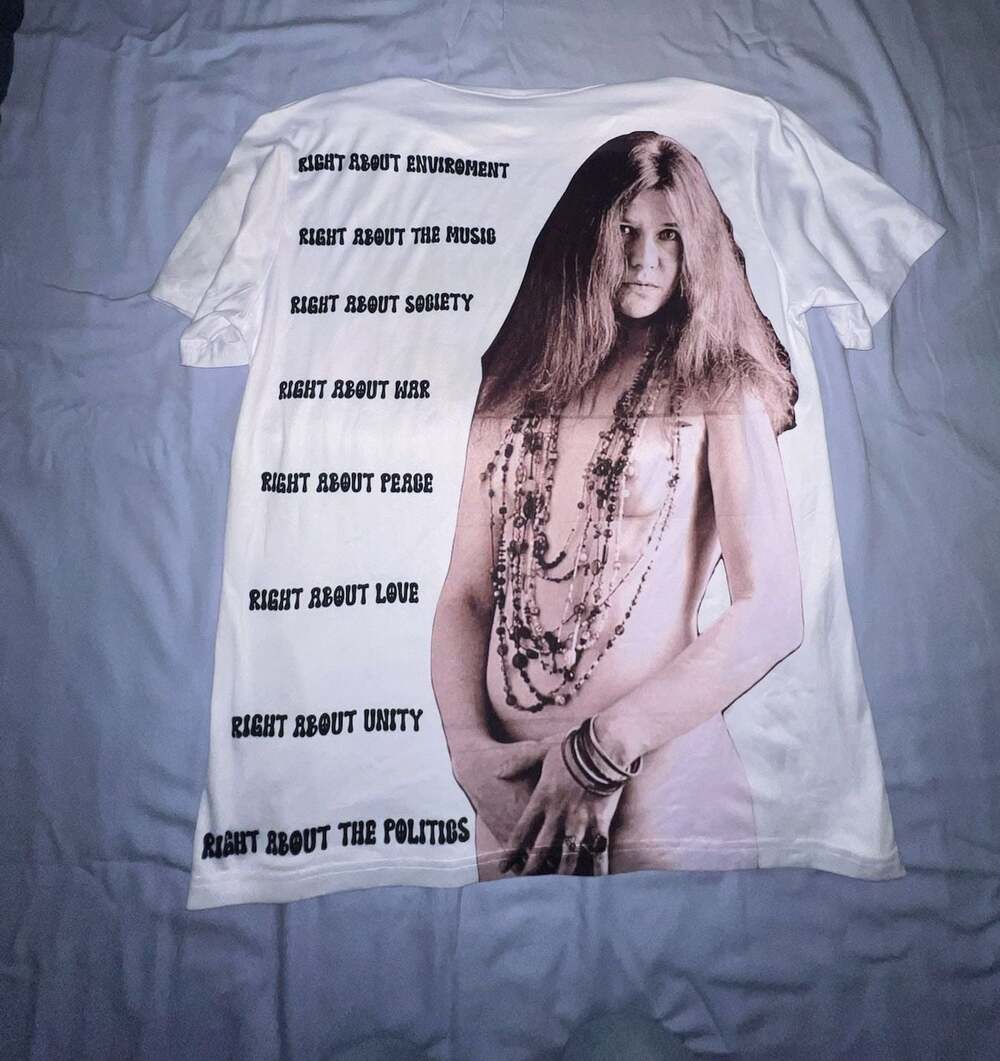 Janis Joplin The Hippies Were Right Graphic T-Shirt
